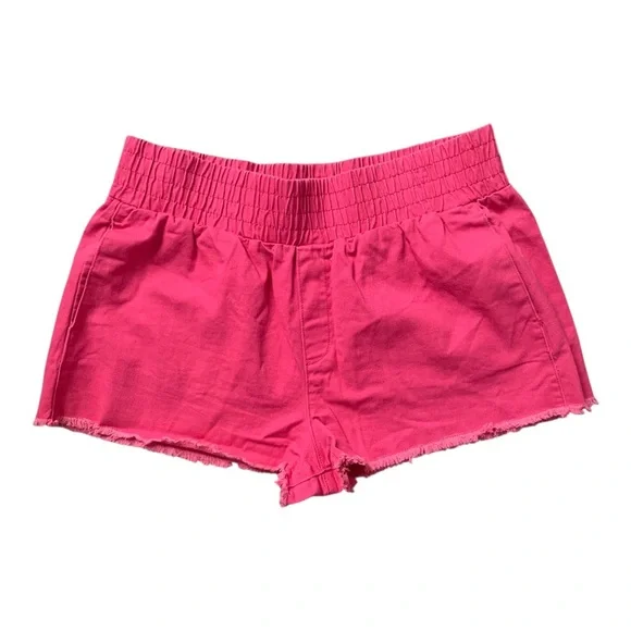 No Boundaries Juniors Women’s High Waist Pink Shorts - Picture 1 of 8